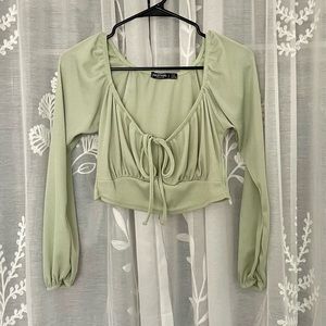 Sea Foam Green Prairie Top🍏